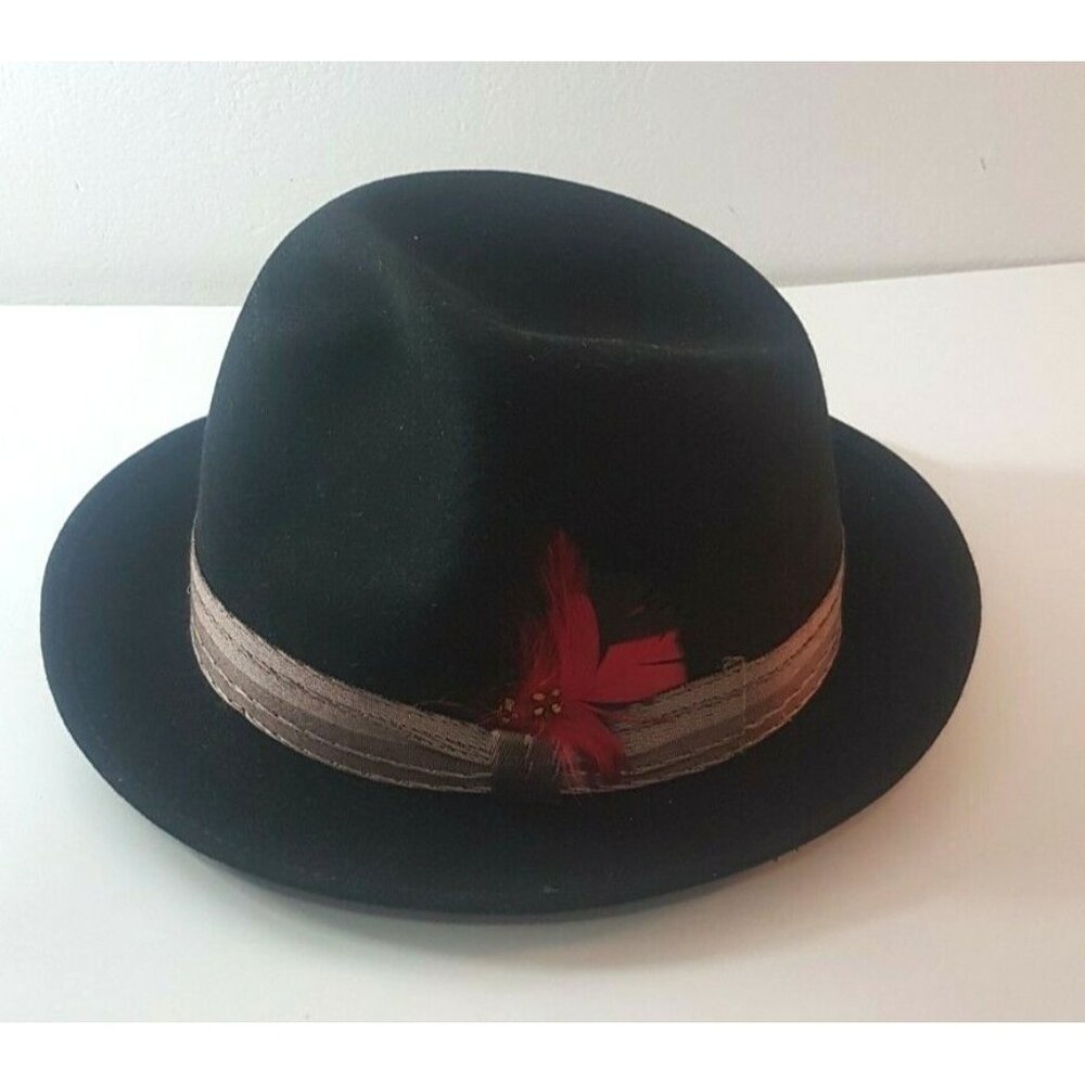 Vintage BILTMORE SENATOR Hat Black Campeau 6 5/8 53 cm Made in Canada
